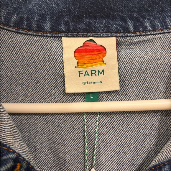 FARM Rio Multicolor Jean Jacket - Picture 4 of 16